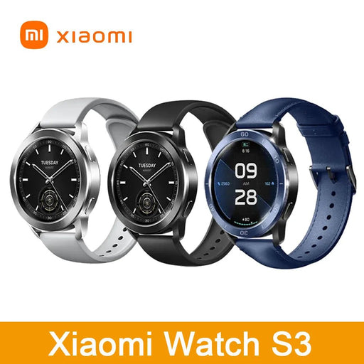 Xiaomi Watch S3 1.43" AMOLED Display Bluetooth5.2 Smart Watch Heart Rate Blood Oxygen Monitoring 5ATM Waterproof Sports Tracking - CLICK TIK