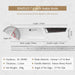 XINZUO 7.8'' Kitchen Knife Stainless Steel DIN 1.4116 Nakirir Knives High Quality New Vegetable Chopping Meat Knife Ebony Handle - CLICK TIK