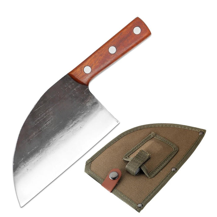 XITUO Handmade Forged Chef Knife High - carbon Clad Steel Chinese Cleaver Kitchen Knives Chopper Meat Slicing Nakiri Gyuto Tool CN - CLICK TIK