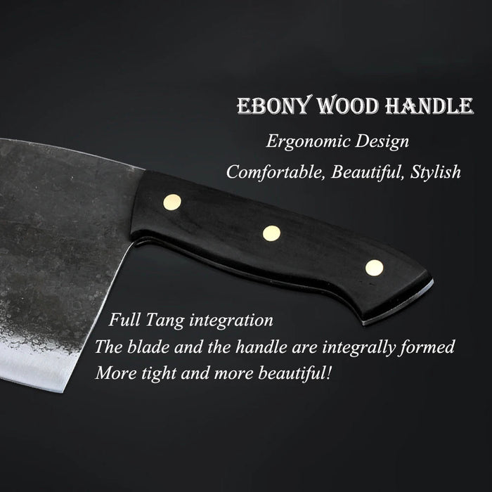 XITUO Handmade Forged Chef Knife High - carbon Clad Steel Chinese Cleaver Kitchen Knives Chopper Meat Slicing Nakiri Gyuto Tool CN - CLICK TIK