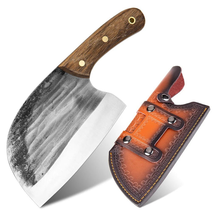 XITUO Handmade Forged Chef Knife High - carbon Clad Steel Chinese Cleaver Kitchen Knives Chopper Meat Slicing Nakiri Gyuto Tool CN - CLICK TIK