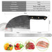 XITUO Handmade Forged Chef Knife High - carbon Clad Steel Chinese Cleaver Kitchen Knives Chopper Meat Slicing Nakiri Gyuto Tool CN - CLICK TIK