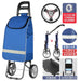 Zhuo Ya Shopping Cart Household Portable Foldable Shopping Cart Luggage Trolley Hand Buggy Trolley Luggage Trolley Trolley Trailer - CLICK TIK