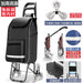 Zhuo Ya Shopping Cart Household Portable Foldable Shopping Cart Luggage Trolley Hand Buggy Trolley Luggage Trolley Trolley Trailer - CLICK TIK