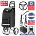 Zhuo Ya Shopping Cart Household Portable Foldable Shopping Cart Luggage Trolley Hand Buggy Trolley Luggage Trolley Trolley Trailer - CLICK TIK