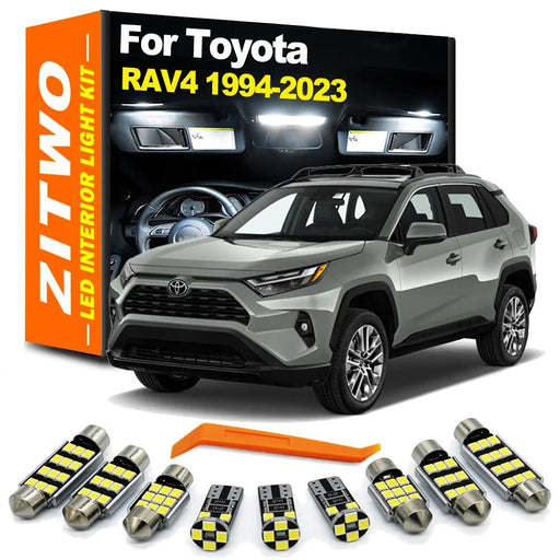 ZITWO LED Interior Light Bulb Kit For Toyota RAV4 MK1 MK2 MK3 MK4 MK5 I II III IV V 1994 - 2017 2018 2019 2020 2021 2022 2023 - CLICK TIK